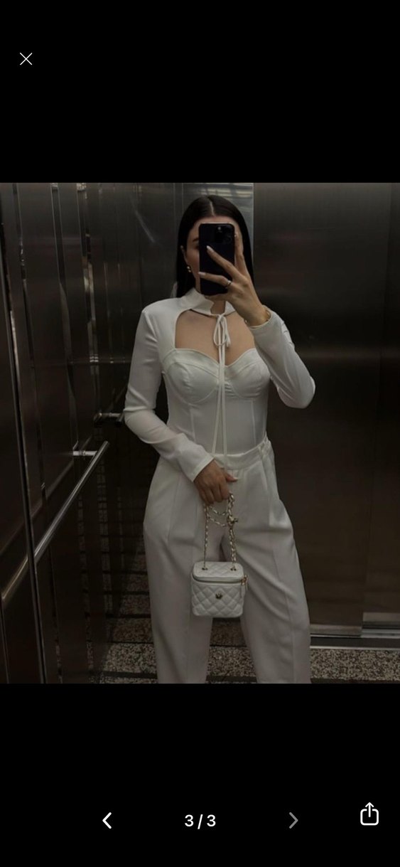 Dekolte bluz yeni etiketli - Görsel 4