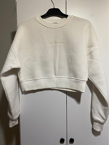 calvin klein beyaz sweatshirt