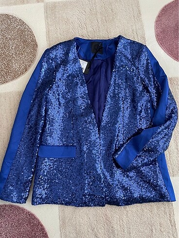 Network Payetli Pullu Blazer Ceket