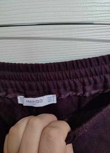 m Beden bordo Renk Mango m kürdüm renkli pantolon