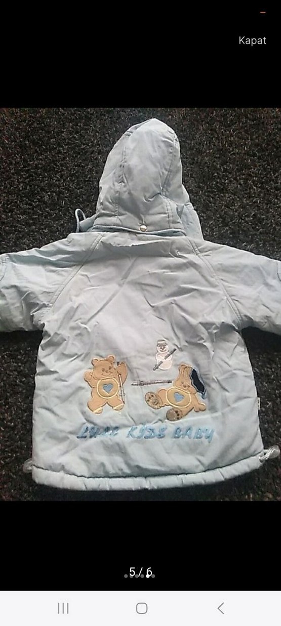 Kapüşonlu Fermuarlı Erkek Çocuk  Mont - Görsel 5