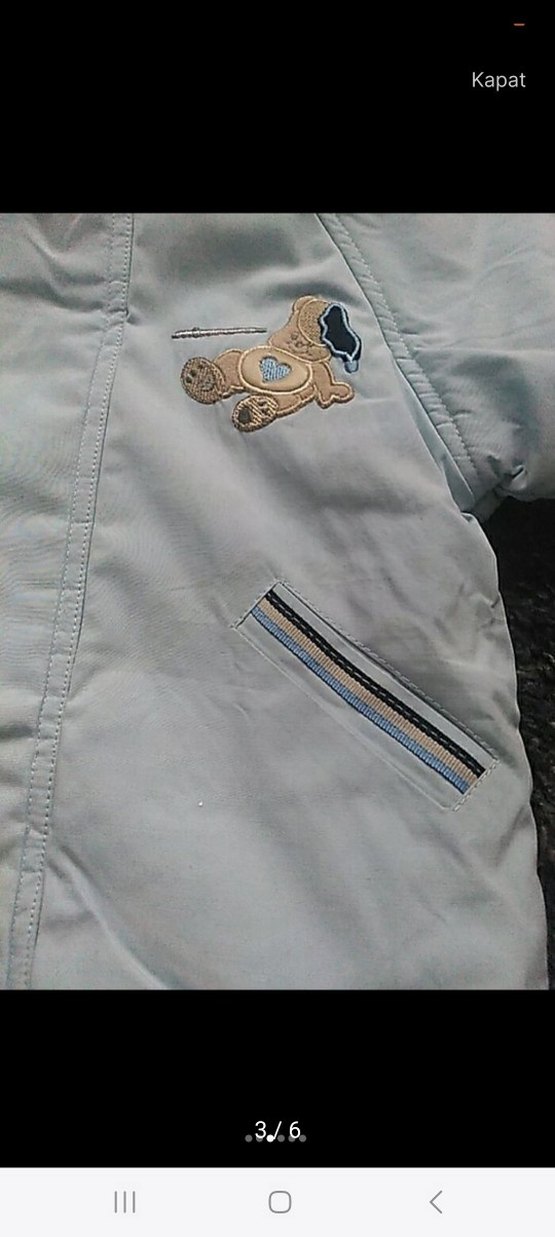 Kapüşonlu Fermuarlı Erkek Çocuk  Mont - Görsel 3