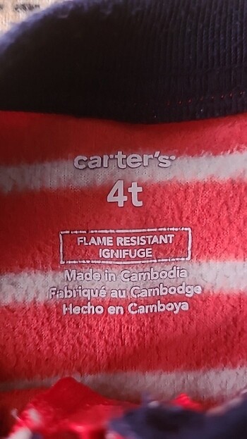 Carter's Carters 4 yaş polar uyu oyna tulum