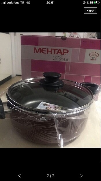 Teflon tencere