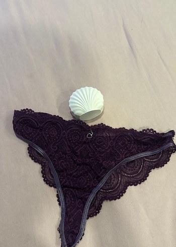 Mor Bohem Dantel Midi Kadın İç Çamaşırı seksi kullanılmış - Görsel 2