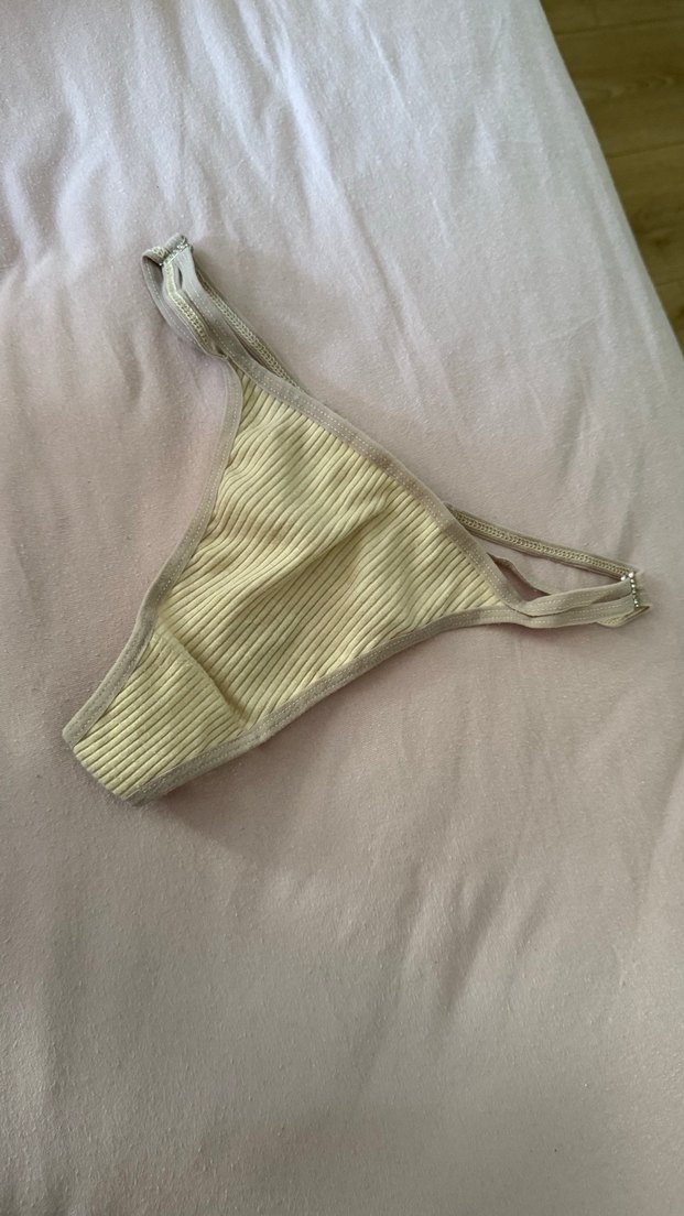 Pembe Puantiyeli Midi Kadın İç Çamaşırı kullanilmis - Görsel 2