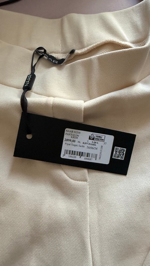 Beyaz - BEJ Kapüşonlu ithal Kadın Sweatshirt alt üst takım - Görsel 4