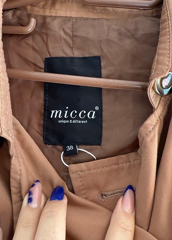 Kahve - taba camel rengi Kadın Süet Midi Trençkot - Görsel 2