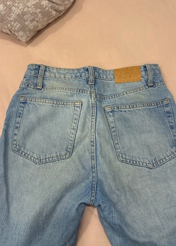 BERSHKA mom jean Midi Kot Pantolon - Görsel 3