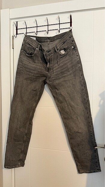 ZARA FÜME ANTRASİT GRİ JEAN KOT PANTOLON HİÇ GİYİLMEDİ