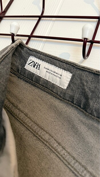 Zara ZARA FÜME ANTRASİT GRİ JEAN KOT PANTOLON HİÇ GİYİLMEDİ