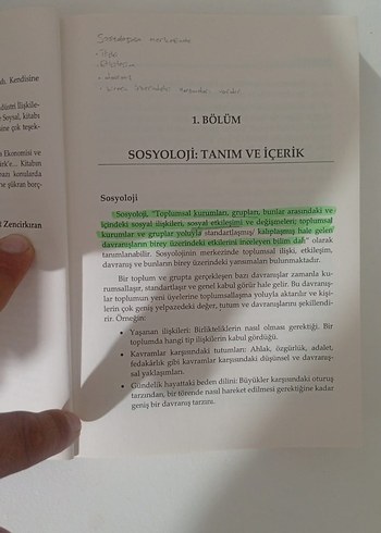 Sosyoloji Kitabı - Memet Zencirkıran - Görsel 2