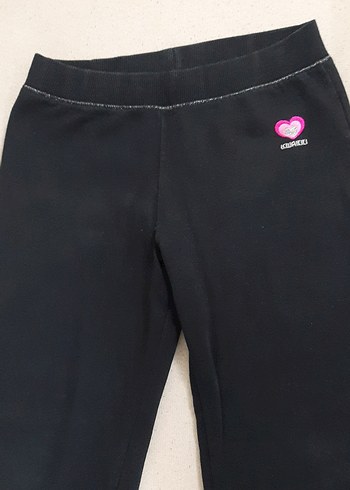 Kız Çocuk Siyah Elastik Bel Tayt - Görsel 2