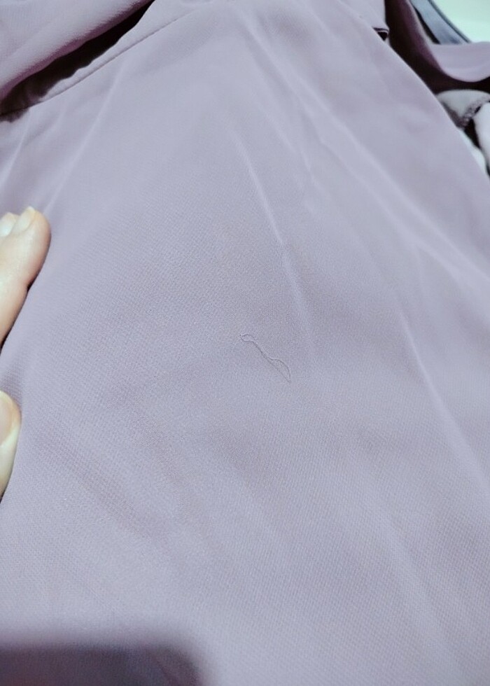 Lila renkli şifon abiye  - Görsel 5