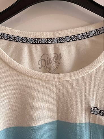 m Beden çeşitli Renk Mavili Tshirt