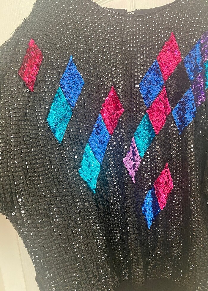 Payetli bluz - Görsel 2