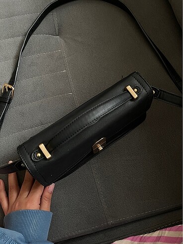  Beden siyah Renk Stradivarius siyah çanta