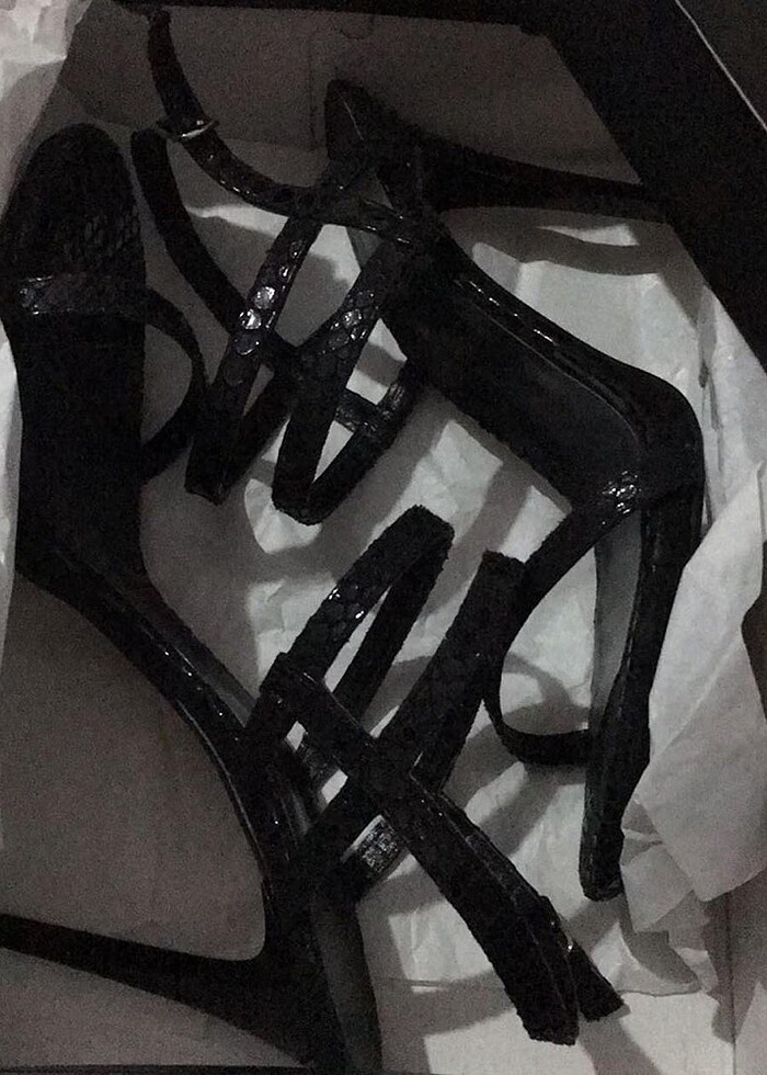 Topuklu ayakkabı siyah - Görsel 3