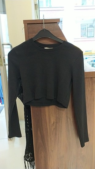 ZARA WOMEN UZUN KOLLU CROP