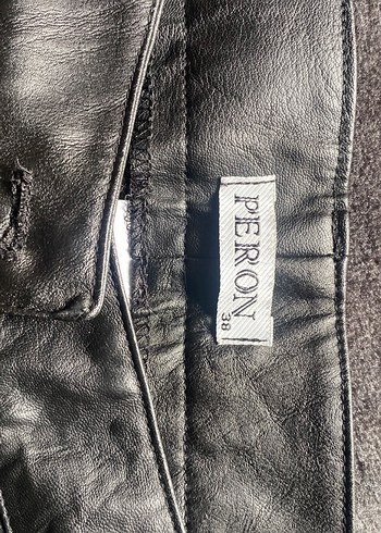 Kadın Gri Deri Mini Şort Tokalı - Görsel 5