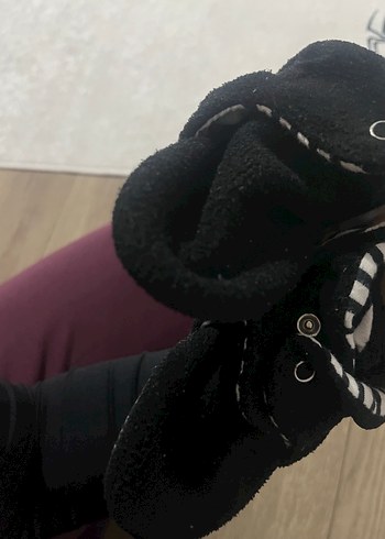 Tokalı Siyah Süet Erkek Bebek Botu - Görsel 5