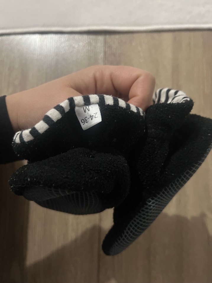 Tokalı Siyah Süet Erkek Bebek Botu - Görsel 2