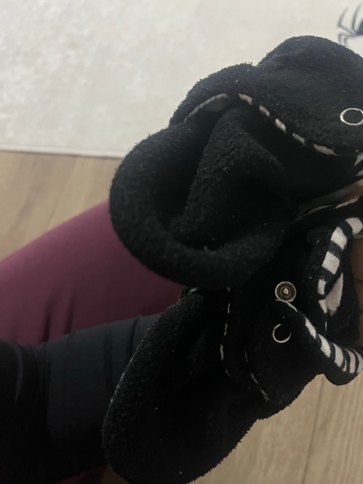 Tokalı Siyah Süet Erkek Bebek Botu - Görsel 5