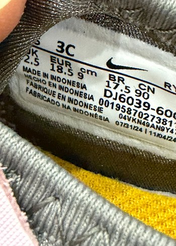 Kız Çocuk Pembe Cırtlı Spor Ayakkabı - Görsel 3