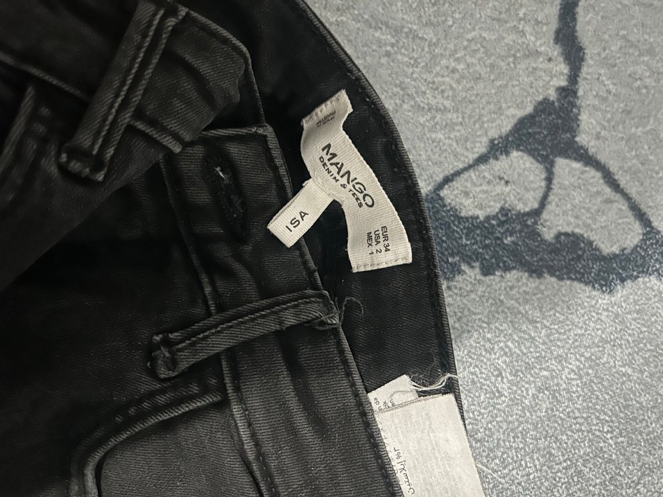 Siyah Kadın Skinny Street Wear Jean - Görsel 4