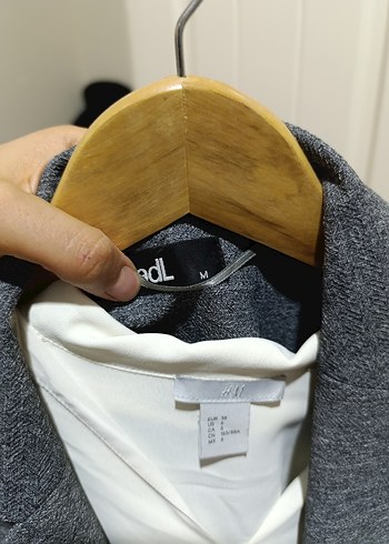 Kemerli Gri Midi Kadın Yelek ve Gömlek - Görsel 3