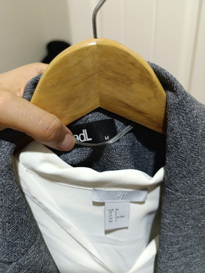 Kemerli Gri Midi Kadın Yelek ve Gömlek - Görsel 3