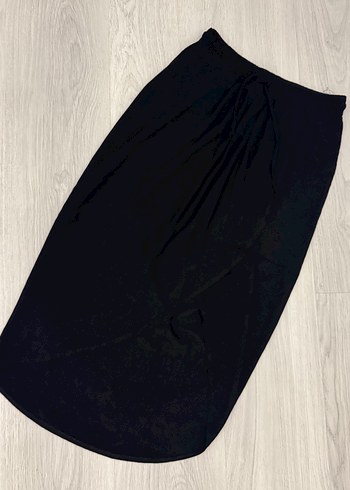 Siyah midi spor etek