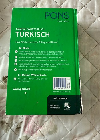 Pons Almanca Yabancı Dil Sözlüğü - Görsel 6