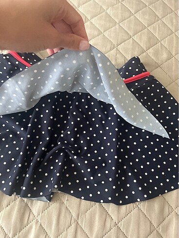 13-14 Yaş Beden lacivert Renk Bikini etek