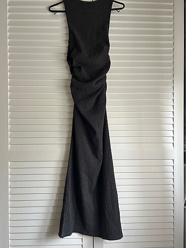 xs Beden gri Renk Pull and bear Elbise