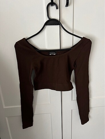 Trendyol Crop Kazak
