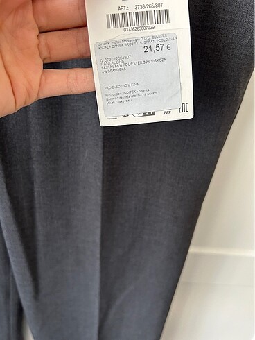 s Beden Zara Kumaş Pantolon
