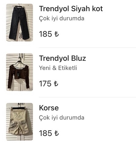 Trendyol & Milla 3 Kazak 1 Korse 1 Pantolon