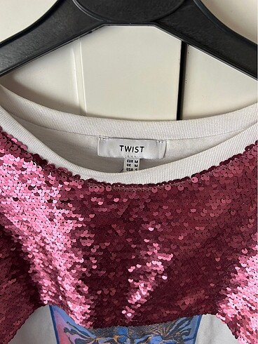 m Beden beyaz Renk Twist Tshirt