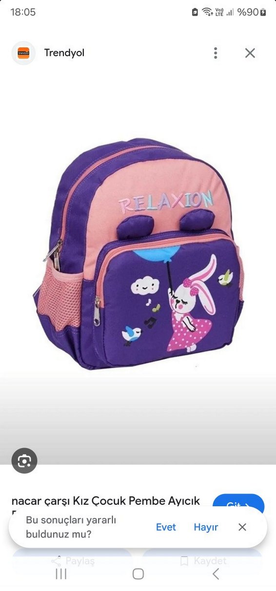 Anaokulu Çocuk Sırt Çantası - Görsel 5