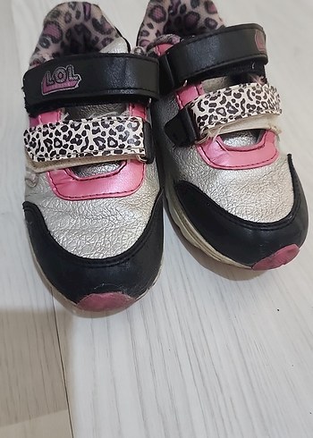 Leopar Desenli Kız Çocuk Spor Ayakkabı - Görsel 3