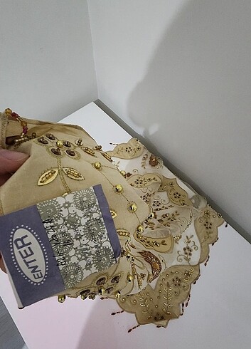 Boncuk işlemeli salon takımı - Görsel 5