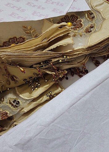 Boncuk işlemeli salon takımı - Görsel 7