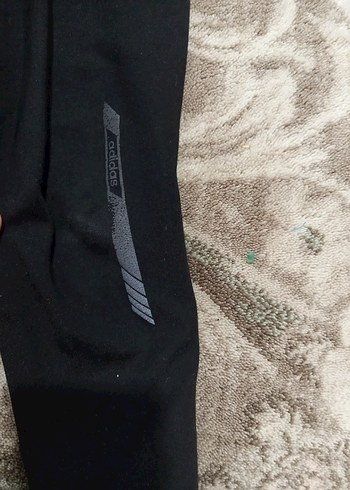 Adidas Siyah Yırtmaçlı Kadın Spor Tayt
