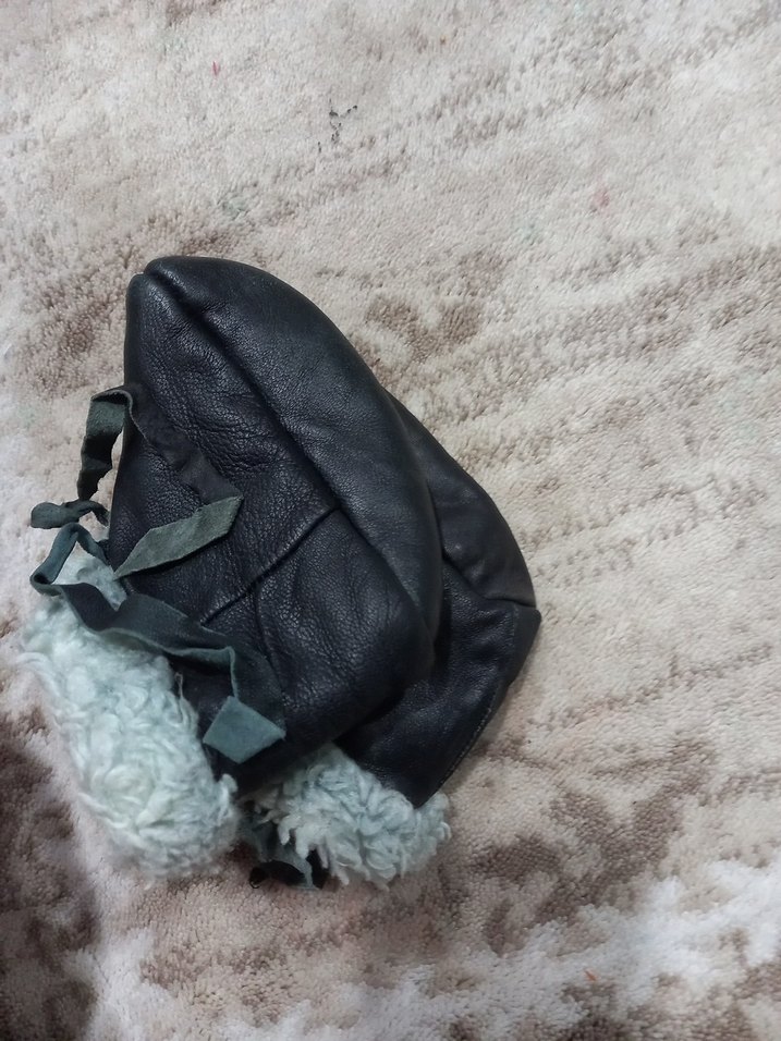 Gri Kürklü Erkek Çocuk Sıcak Ev Patiği - Görsel 5