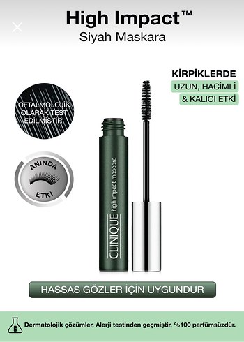 Clinique High Impact Maskara - Görsel 6