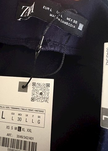 Şeritli Zara tayt - Görsel 5