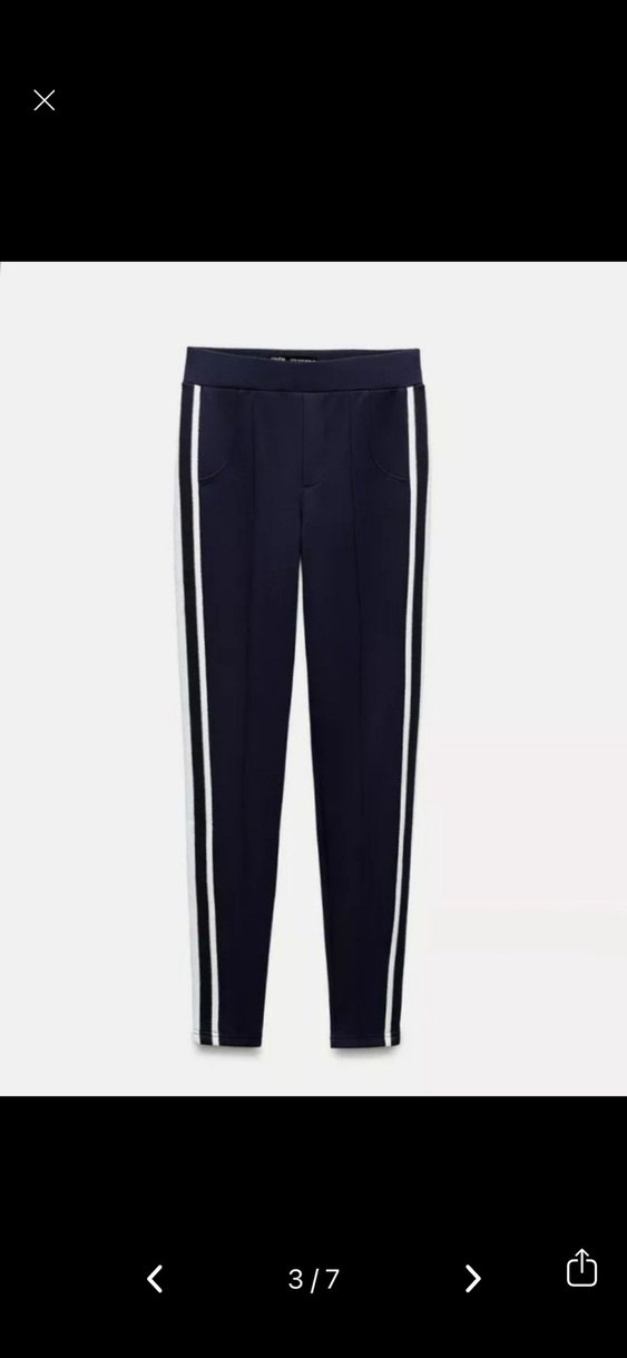 Şeritli Zara tayt - Görsel 3