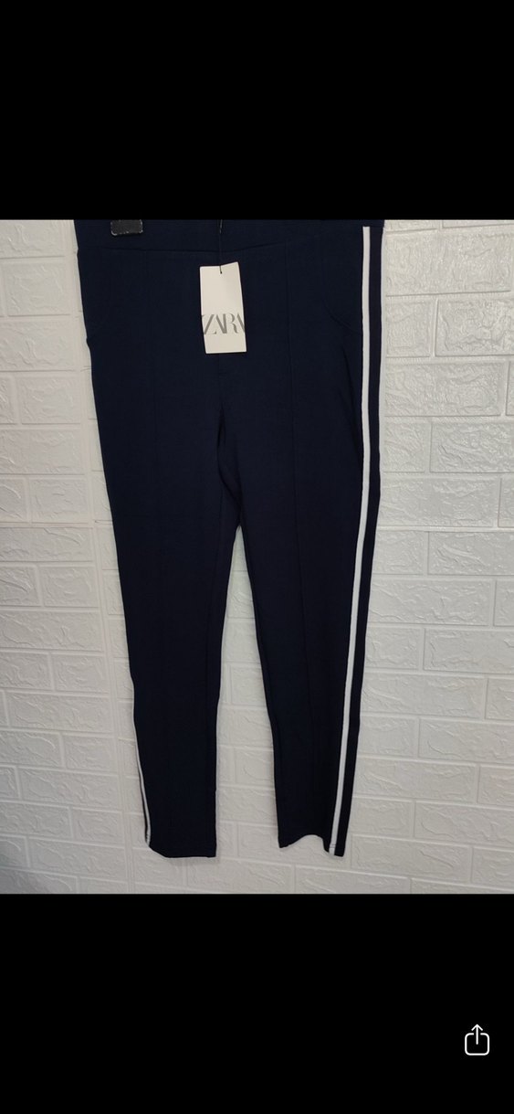 Şeritli Zara tayt - Görsel 4