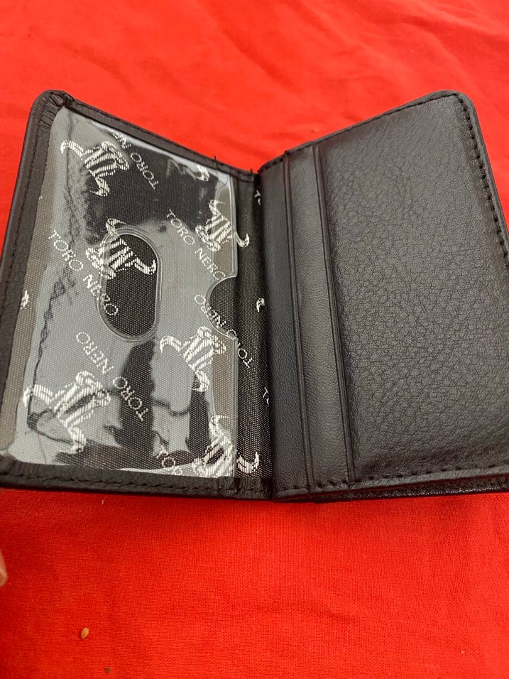 Hakiki deri kartlık siyah - Görsel 3